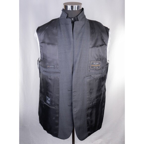 Jos A Bank RESERVE REDA 2 Piece Suit 47R Gray Plaid Jacket Coat Pants Sz 41X27.5 - Picture 9 of 16